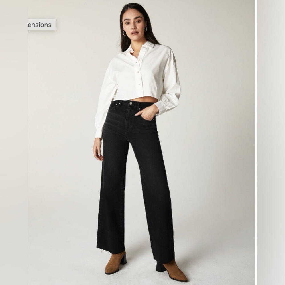 UNPUBLISHED COLLECTION Noemi High Rise Wide Leg in Black